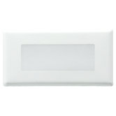 Step Light Glass Cover in Brushed Aluminium