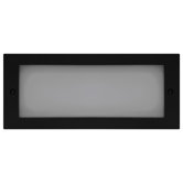 Open Face Plate with lens for 8906/8907 in Black