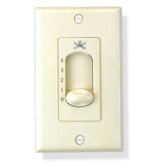 Three Speed Fan Wall Control in White