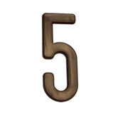 4" Address Light in Black (number 5)