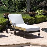Chaise Lounge Cushion Cover in Pure White