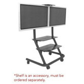 Dual Display Video Conferencing Cart