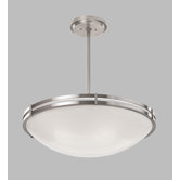 Hanover Bowl Pendant with Triple Stem