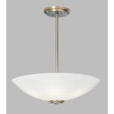 Miro Bowl Pendant with Triple Stem