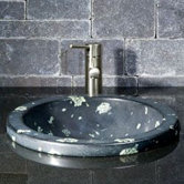 Circular Bathroom Deckmount Sink
