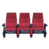 Regal Row of Three Movie Theater Chairs