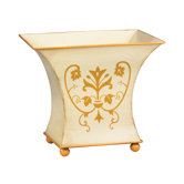 Floral Butterfly Square Planter