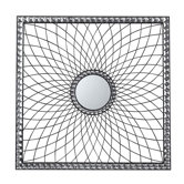 Mirror with Crystal Look Surround