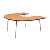 Horseshoe Oak Frame Table