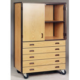 4000 Series Door/Drawer Storage Mobile Cabinet