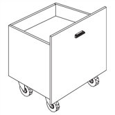 Vision Series Depressible Book Truck