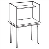 Vision Series Single Study Carrel