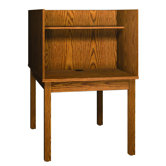 Library 3000 Wooden Back-to-Back Study Carrel