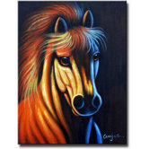 'Mind That Horse' Canvas Art