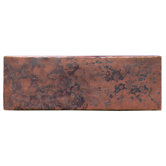 Plain Hammered 2" x 6" Copper Border Tile