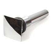 8" Square Operable Umbrella Bathroom Sink Drain with Overflow