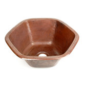 Hexagon Copper Bar Sink
