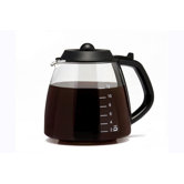 Universal 12 Cup Millennium Style Glass Replacement Carafe in Black