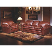 Torre 3 Seat Leather Living Room Set