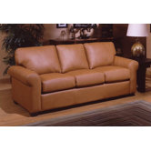 West Point Leather Sofa