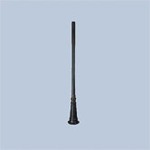 90" Cast Aluminum  Fluted Post