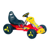 Racer Battery Powered Go - Kart in Red
