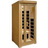 1-Person Infrared Sauna with Six Carbon Heaters