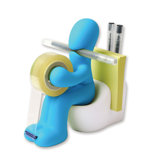 Desktop Butt Station Assistant in Blue