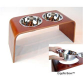 Wood Elevated Dog Feeder
