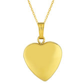 Heart Shaped Locket in Gold