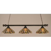 Any 3 Light Round Kitchen Island Pendant