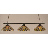Any 3 Light Square Kitchen Island Pendant