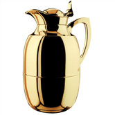 Juwel 1-Liter Gold Plated Brass Thermal Carafe