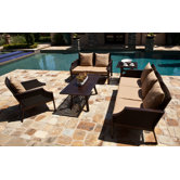 Hudson Love Deep Seating Chair with Cushion (Set of 2)