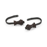Spool Curtain Holdback (Set of 2)