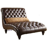 Harmonic Leather Dual Massage Chaise