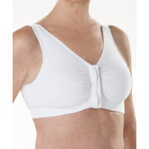 Women's Arthritic Front Closing Bra in White