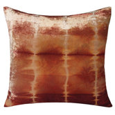 Rorschach Decorative Pillow in Papaya