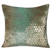 22" Snakeskin Decorative Pillow