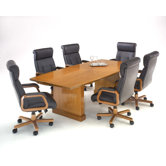 Belmont 12' Boat Shaped Conference Table