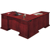 Del Mar Executive L-Shape Desk with Right Return