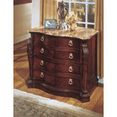 Balmoor Two-Drawer Lateral File with Marble Top
