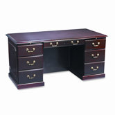 Governor's Series Double Pedestal Desk, 60" Wide