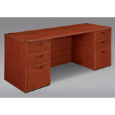 Fairplex Wood Kneehole Credenza
