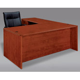 Fairplex Right/Left Executive L Desk with Grommet Holes