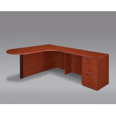 Fairplex Executive Corner Peninsula / Bullet L Desk