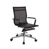 Low-Back Pantera Metal and Nylon Office Chair