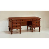 Antigua Executive Desk with 7 Drawers