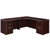 Fairplex Corner Desk with 5 Drawers