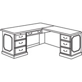 Governor's Right Executive 66" "L" Desk